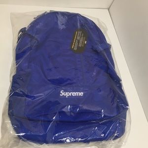 Supreme SS18 Backpack Royal Blue